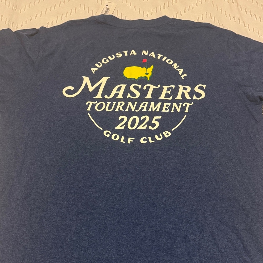 Masters 2025 Blue Golf Tee